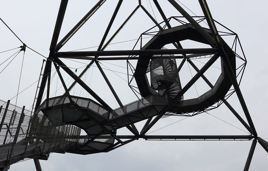 germany, bottrop, tetraeder, viewing, platform, ruhrgebiet HD wallpaper