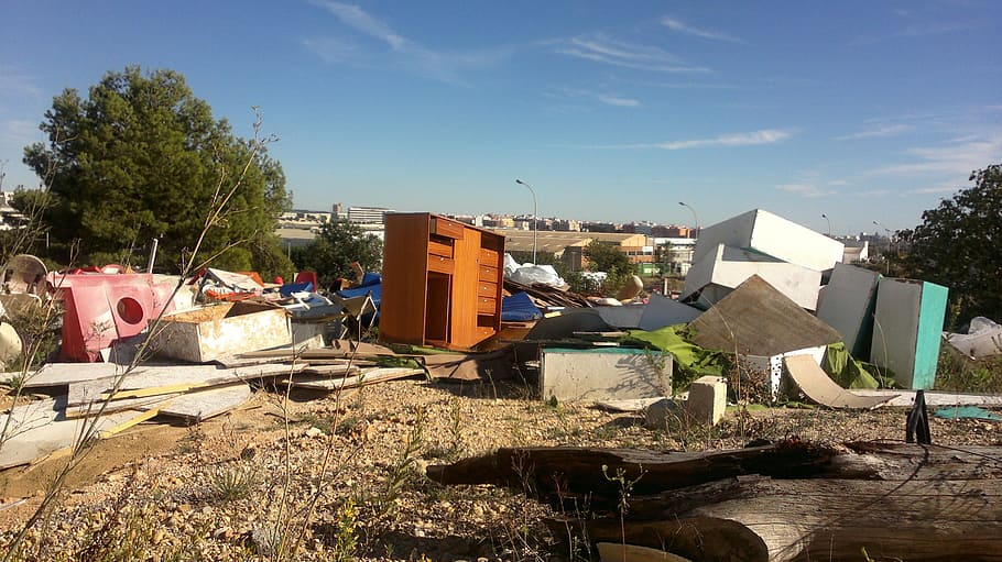 illegal dumping, abandonment, contamination, waste, msw, environment HD wallpaper