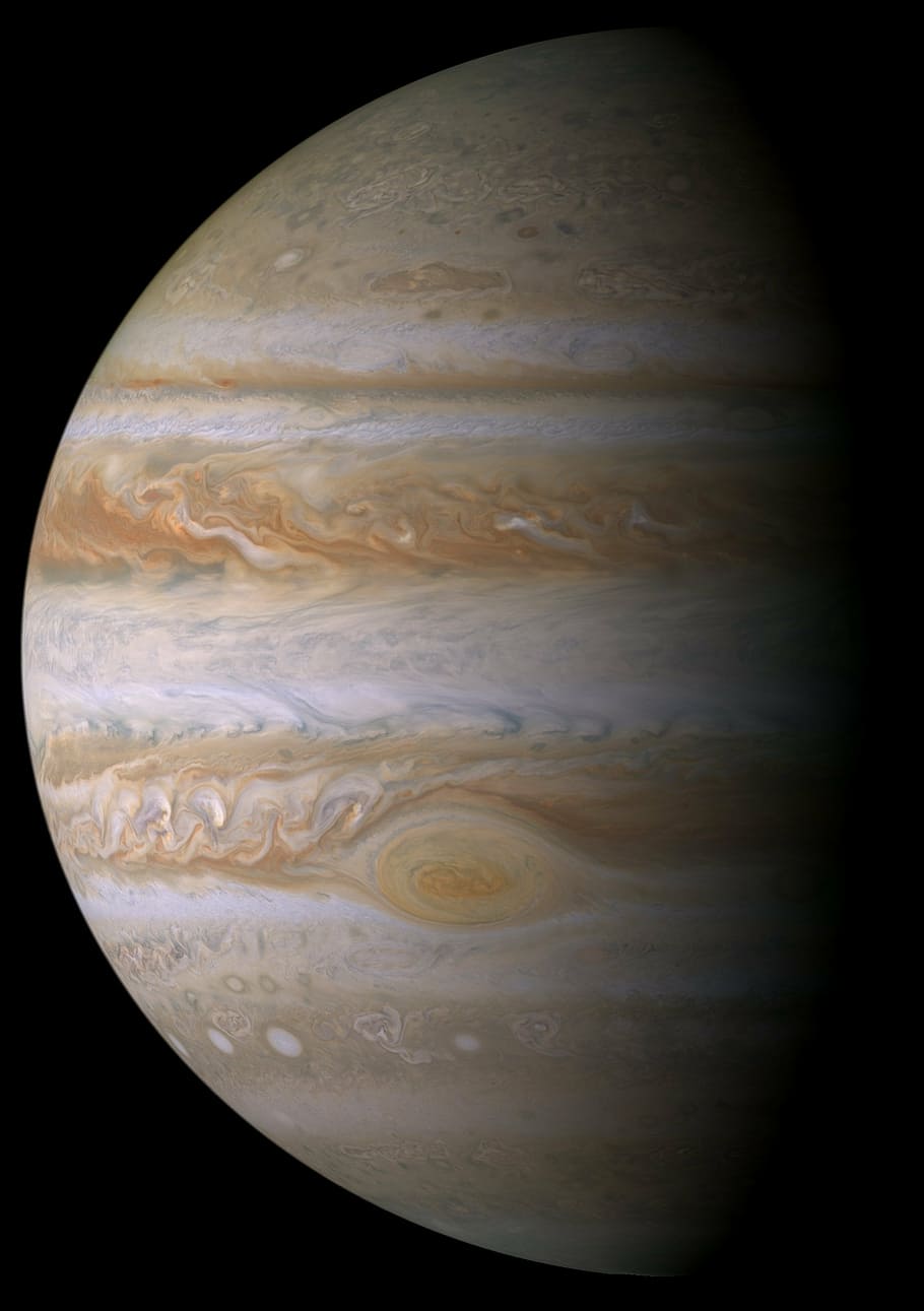 jupiter, planet, red stain, space, universe, all, night sky HD wallpaper