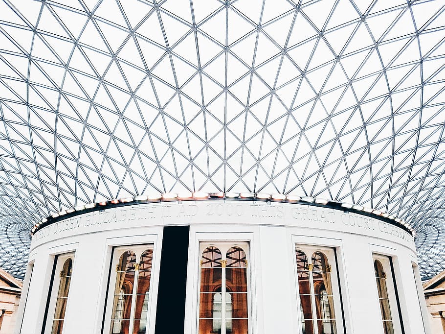 photo of white building, white cabinet, architecture, pattern HD wallpaper