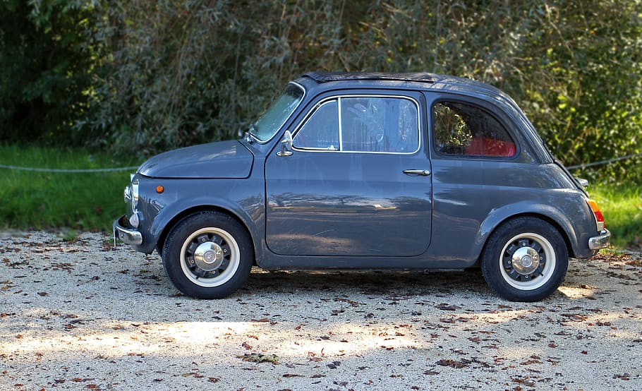 Fiat 500, Auto, Oldtimer, Old Car, Small, pkw, veteran, old-fashioned HD wallpaper