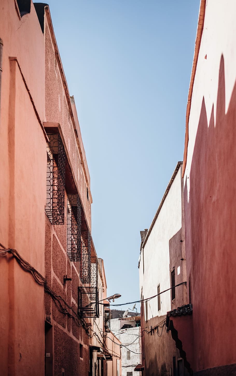 Marrakesh Tones, architectural photography of street wats, city