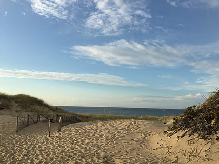 provincetown, capecod, massachusetts, sky, land, beach, water HD wallpaper