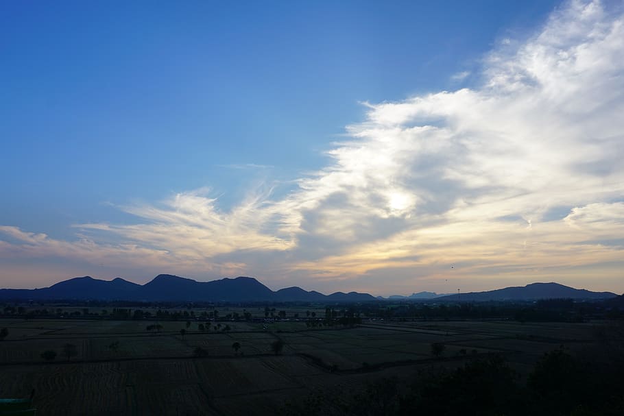 landscape, sky, natural, sunset, cloud, scenics - nature, tranquil scene HD wallpaper