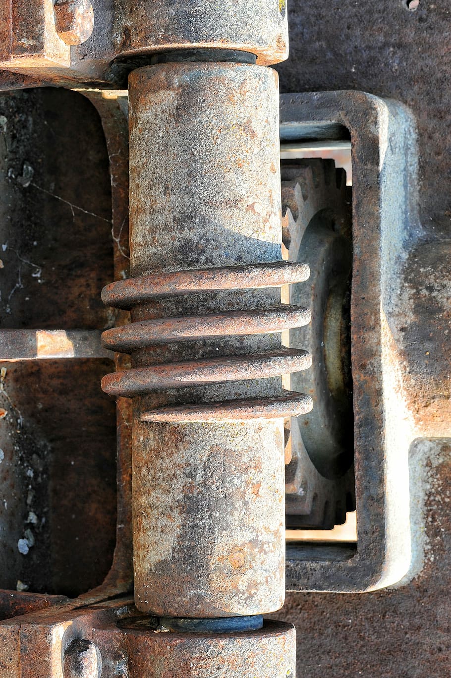 Iron, Rust, Texture, Paint, Gears, rusty, metal, no people HD wallpaper