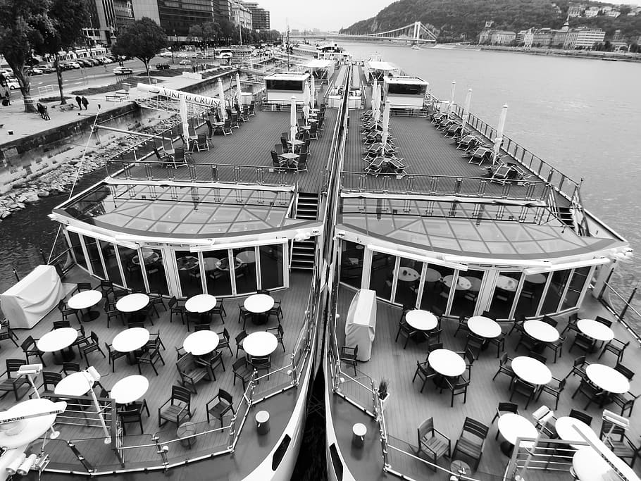 budapest, port, danube, ship, river, capital, the danube, quay HD wallpaper