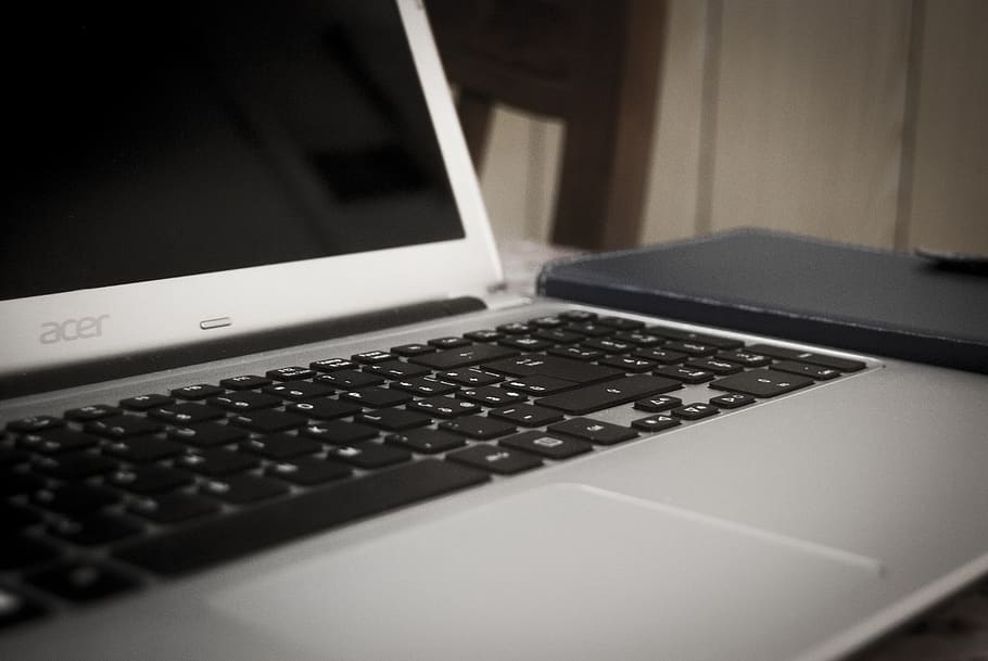 notebook, computer, portable, pc, technology, communication HD wallpaper