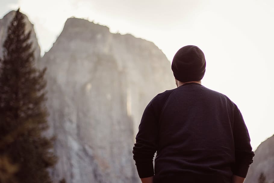 back view, blur, close-up, daylight, man, outdoors, person HD wallpaper