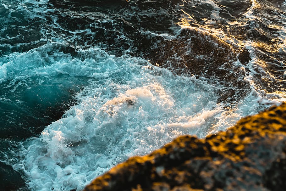 Cologne, water waves, sea, ocean, splash, aquatic sport, motion HD wallpaper
