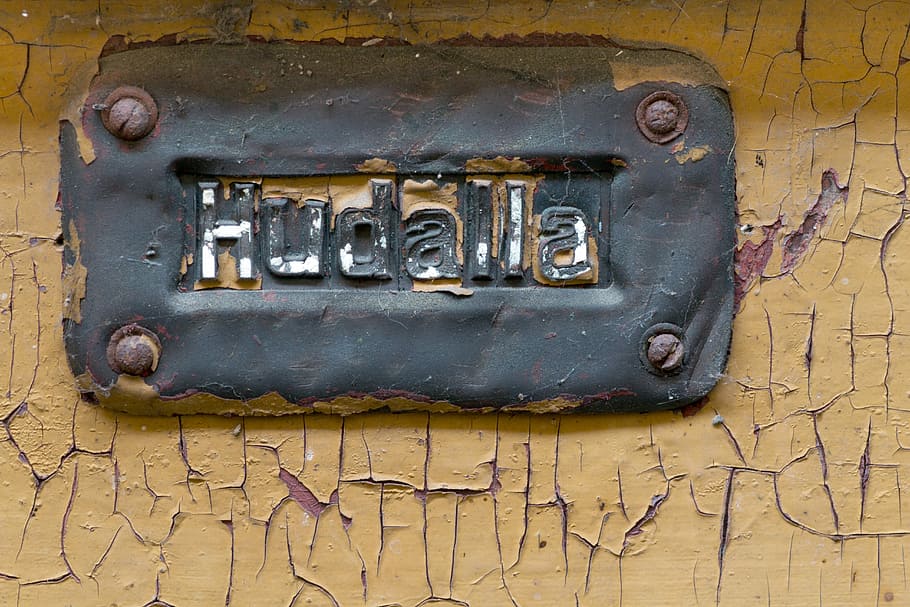 Front, Door, Old, Wood, Shield, front door, front door sign HD wallpaper