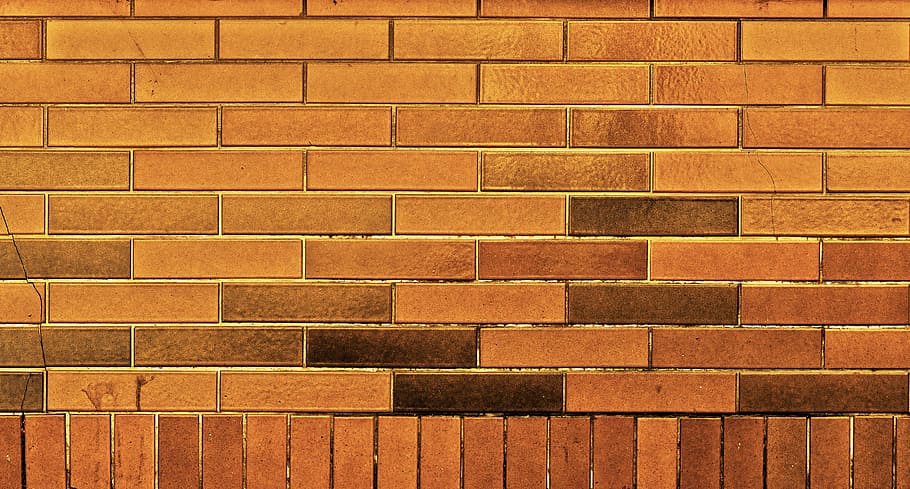 facade, clinker, tile, background, pattern, structure, texture HD wallpaper