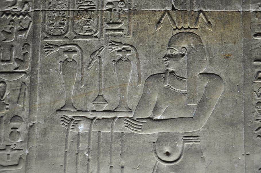 egypt, temple, hieroglyphs, pharaoh, egyptian temple, travel, HD wallpaper