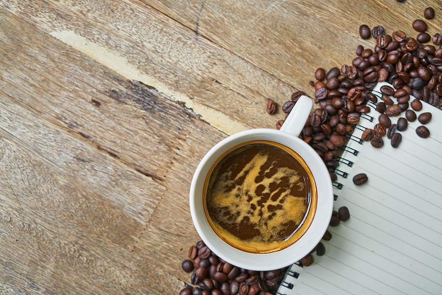 Coffee, Caffeine, Beverage, Cup, Wake, food photo, good morning HD wallpaper