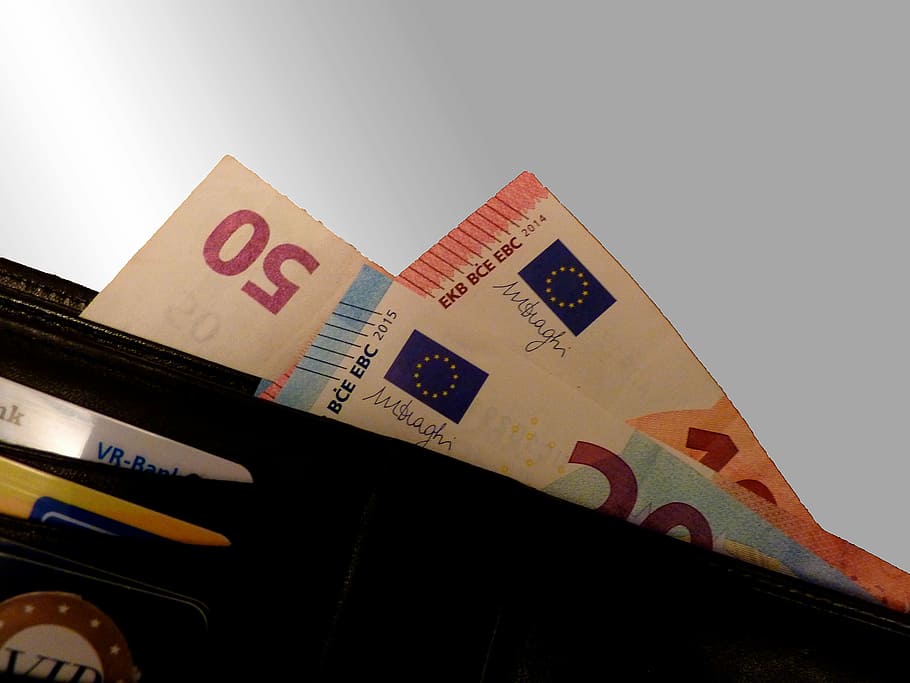 Cash, Income, Euro Coin, Europe, euro banknote, finance, financially strong, HD wallpaper