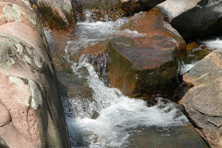 Water, Spring, Rock, Peaceful, rocks, natural, nature, arrangement HD wallpaper