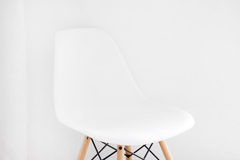 white and brown wooden chair, still, items, things, modern HD wallpaper