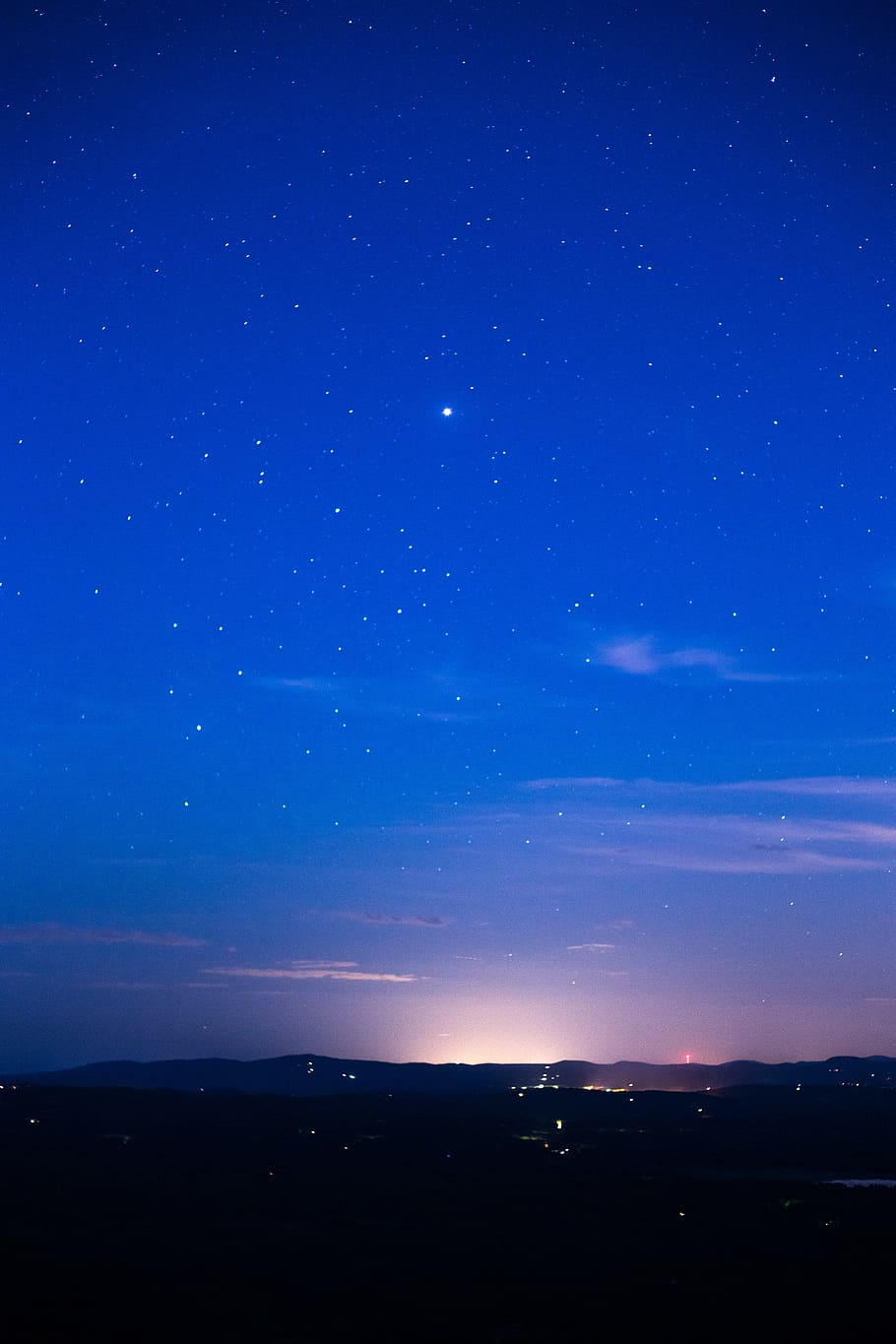 light, night, outdoors, silhouette, sky, stars, scenics - nature HD wallpaper