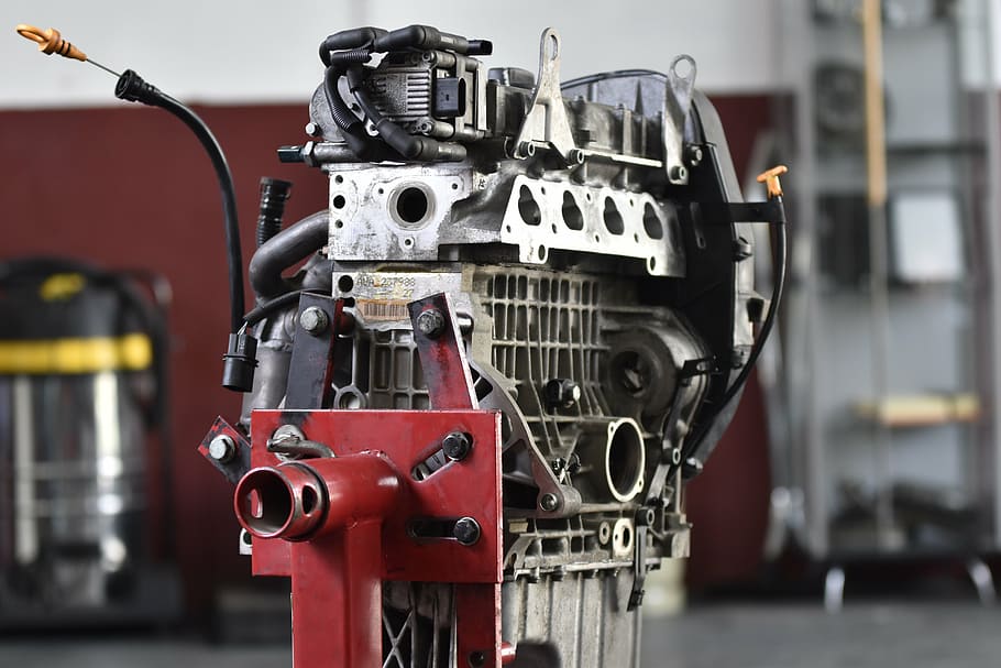 motor, workshop, technology, mechanics, drive, screw, machinery HD wallpaper