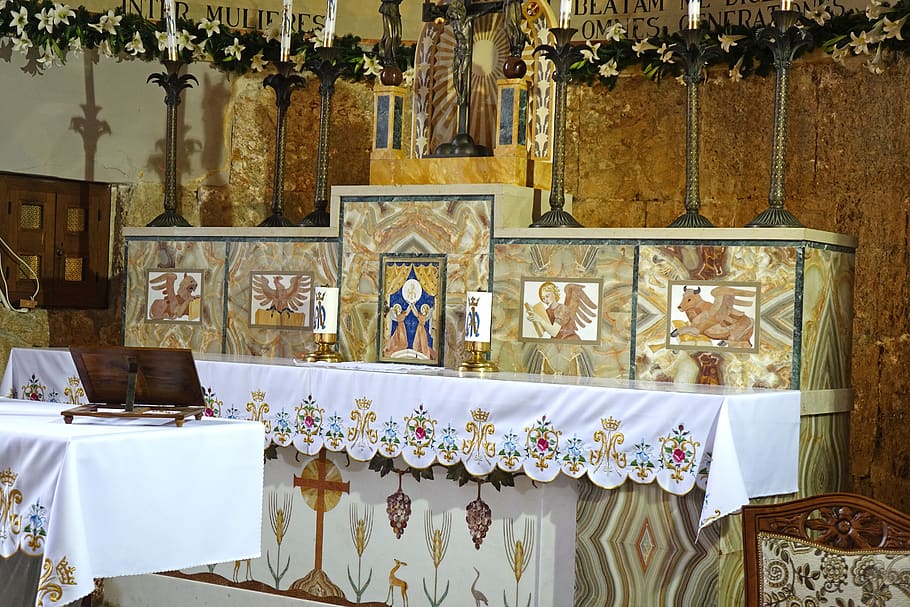 altar, christianity, church, human representation, art and craft HD wallpaper