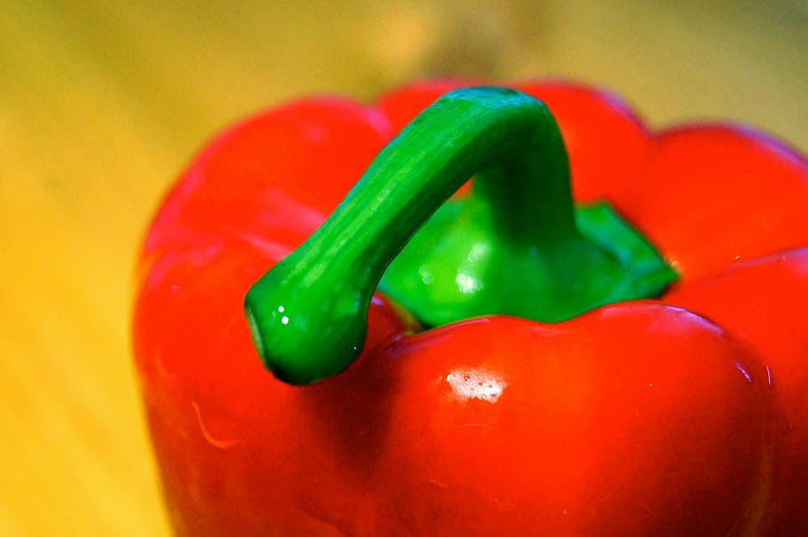 paprika, eat, kitchen, food, healthy, bio, green, red, vegetables HD wallpaper