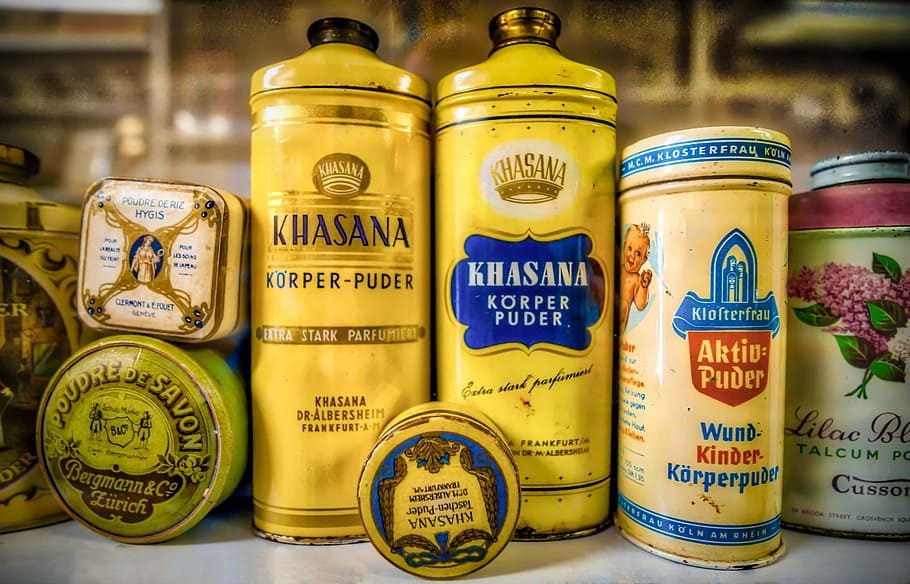 Powder, Body, Care, Old, Museum, Box, body care, cosmetics HD wallpaper
