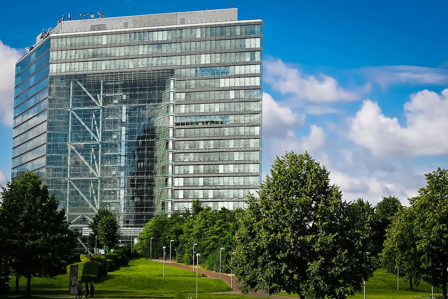 architecture, modern, building, skyscraper, glass, home, facade HD wallpaper