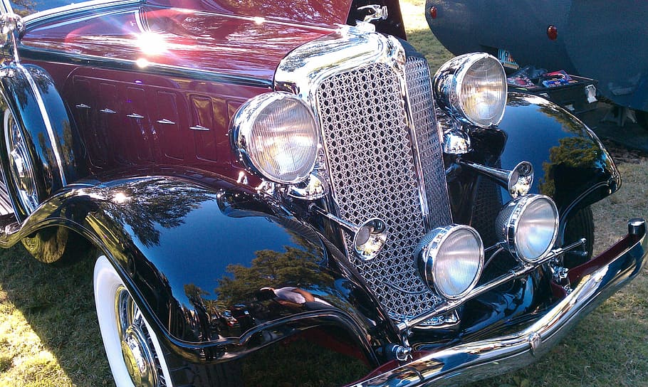 Collectible, Car, Show, chrome, retro Styled, old-fashioned HD wallpaper
