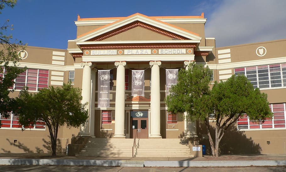 Bullion Plaza Museum in Miami, Arizona, architecture, building HD wallpaper