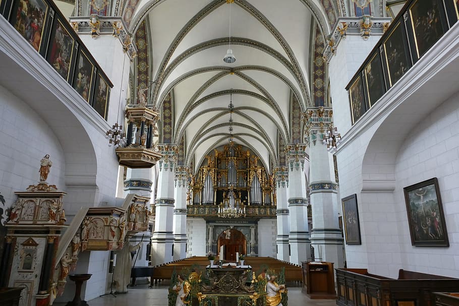 Wolfenbüttel, Lower Saxony, City, old town, historically, church, HD wallpaper