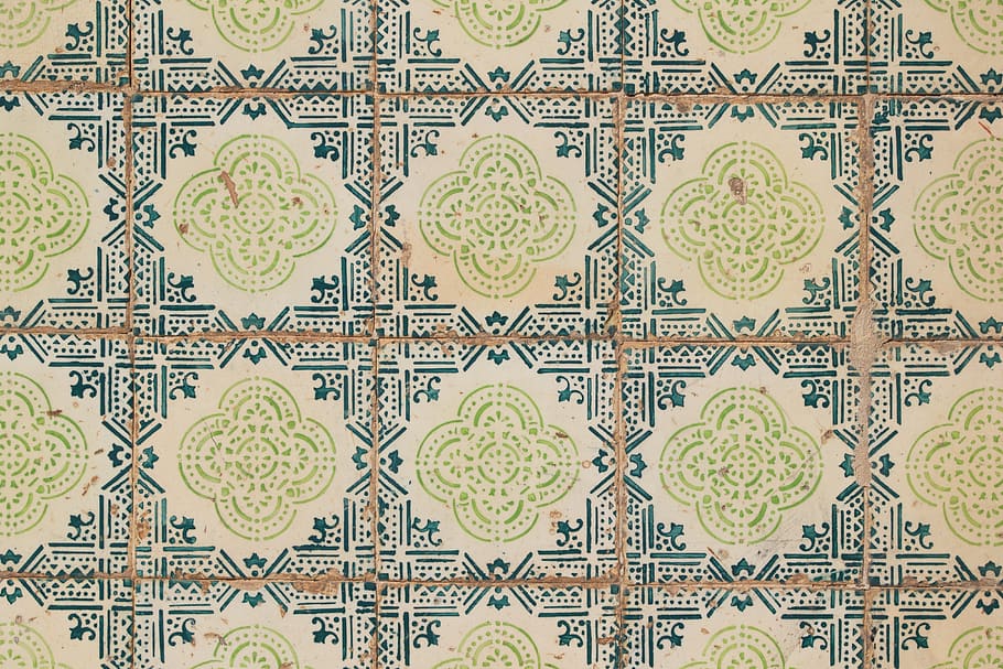 portugal, tiles, ceramic, wall, covering, regular, pattern HD wallpaper