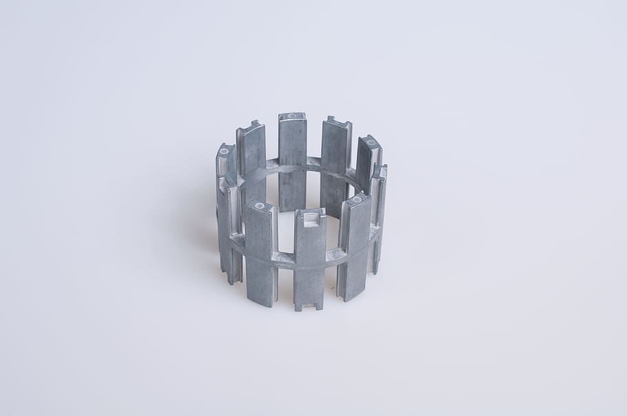 metal piece, top down view, industrial, studio shot, no people HD wallpaper