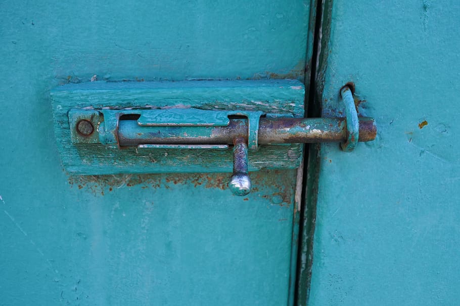 old, gate valve, from the past, metal, door, lock, entrance HD wallpaper