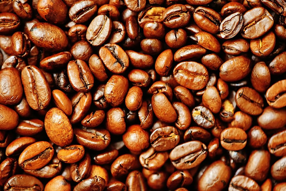 brown coffee bean lot, coffee beans, cafe, roasted, caffeine HD wallpaper