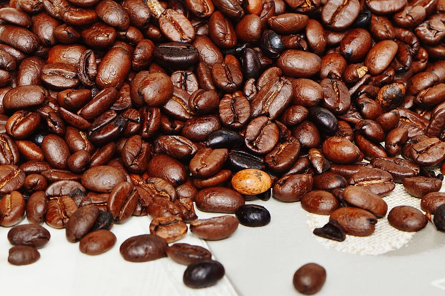 coffee, coffee beans, cafe, roasted, caffeine, brown, aroma HD wallpaper