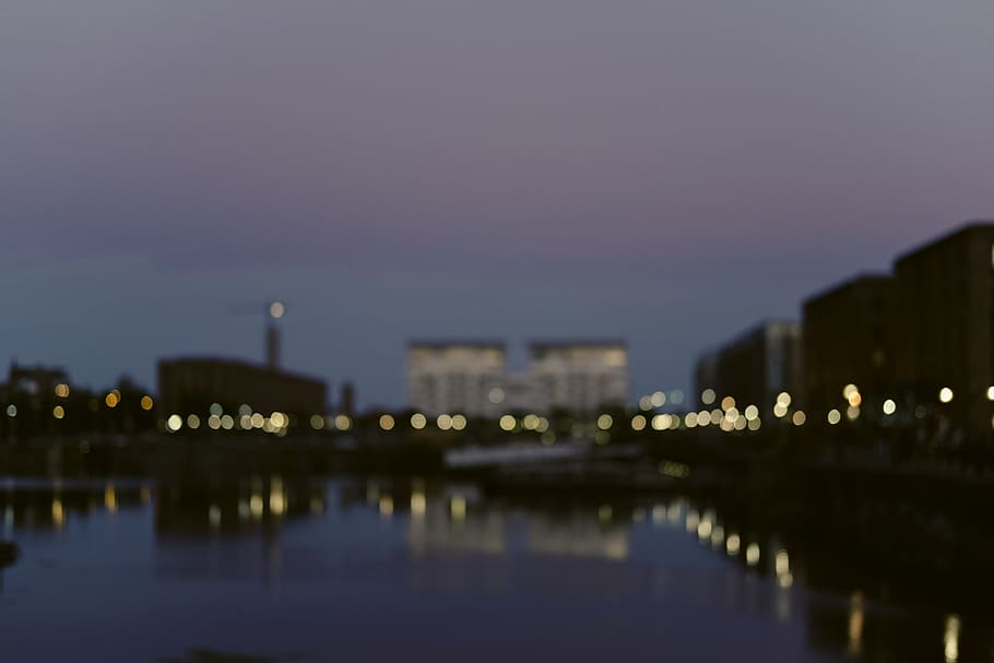bokeh photography of citylights, bokeh photo of buildings, Last Night HD wallpaper