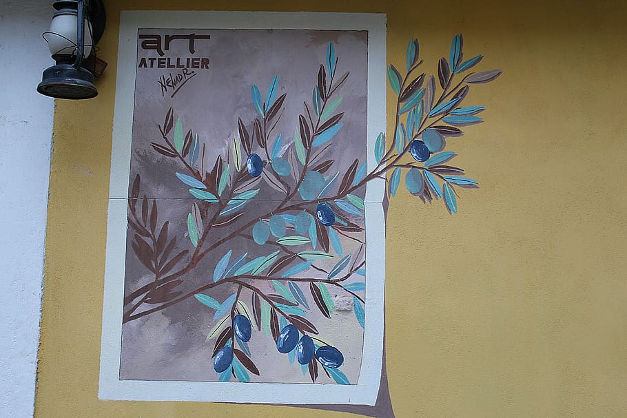 mural, wall painting, wall embellishment, wall - building feature HD wallpaper