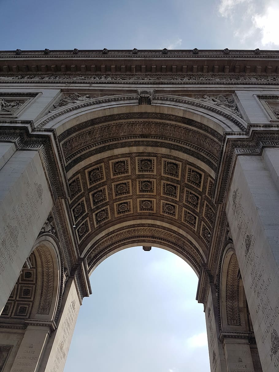 Arc De Triomphe, Paris, City, architecture, landmark, monument HD wallpaper