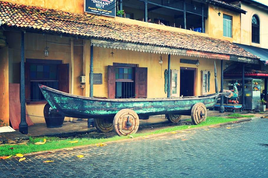 boat, srilanka, galle, built structure, architecture, building exterior HD wallpaper