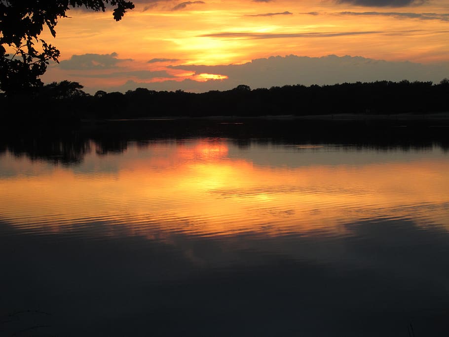 sunset, vught, iron man, relax, meditation, rest, peaceful HD wallpaper