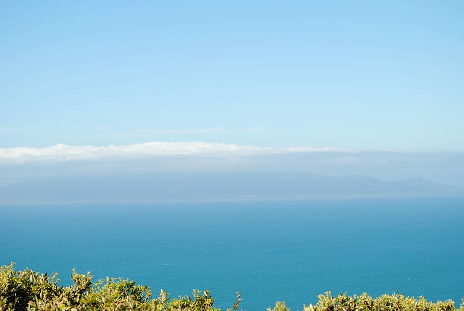Water, Lake, Garda, View, Mood, Sky, blue, horizon, coast, italy HD wallpaper