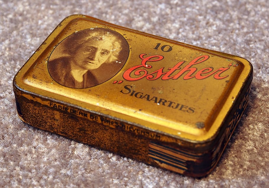 Box, Metal, Old, Product, Cigar, Design, container, storage HD wallpaper