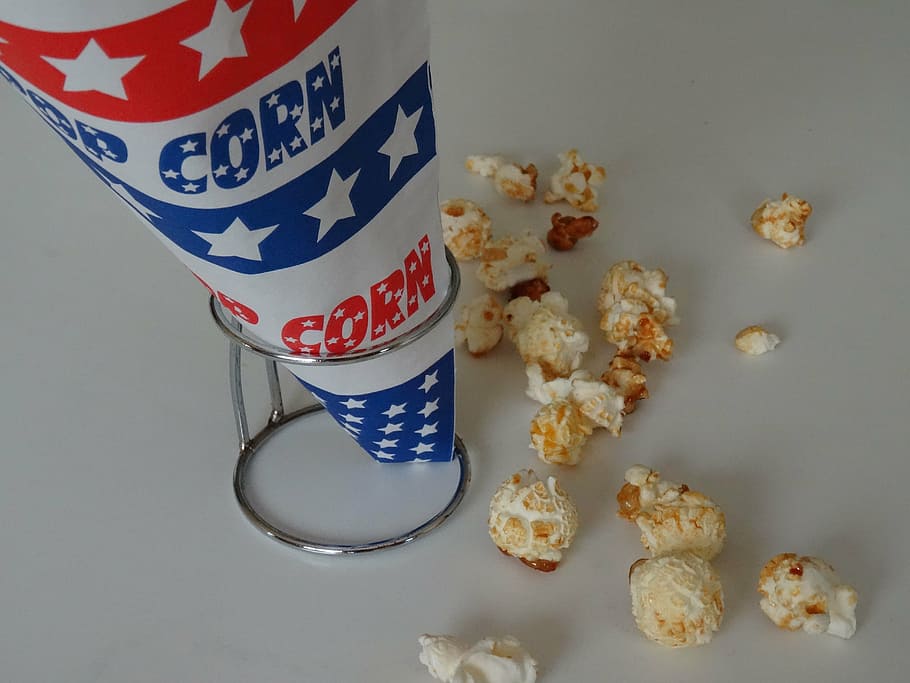 popcorn, funfair, food and drink, flag, patriotism, indoors HD wallpaper