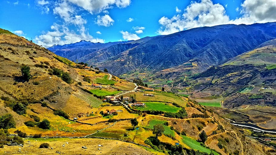 Mountains, Landscape, Venezuela, altitude, green, mountain range HD wallpaper