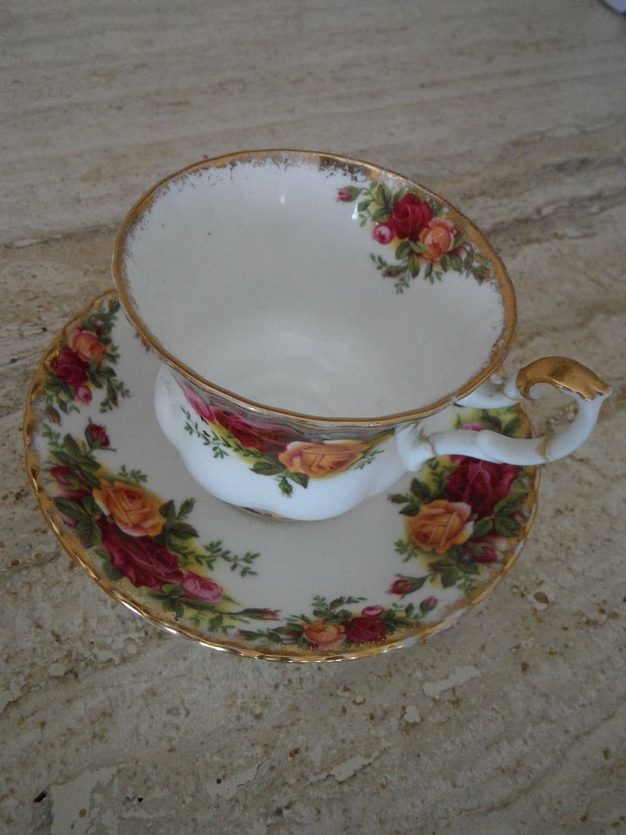 cup, old, porcelain, tender, decorated, verschnörkelt, curlicue HD wallpaper