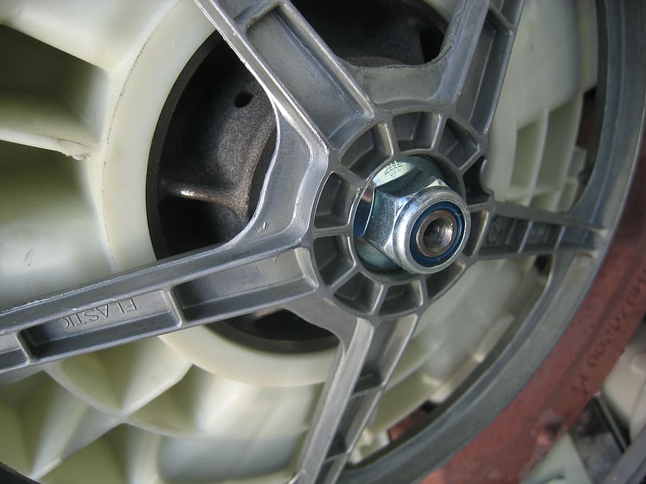 washing machine, motor, engine block, metal, drive, technology HD wallpaper