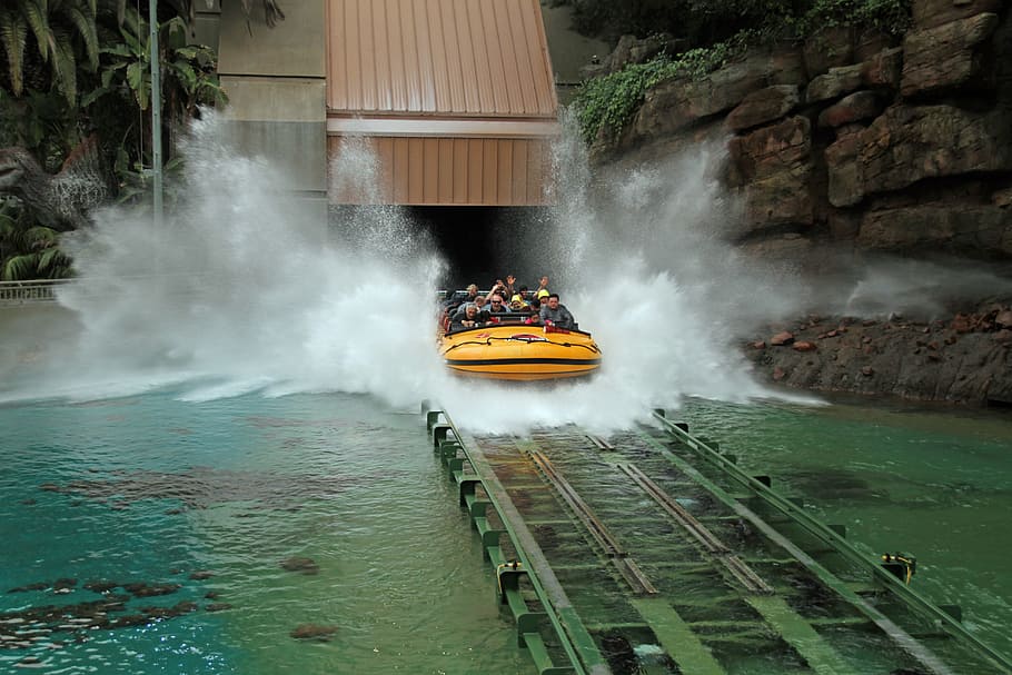 Universal Studios, California, Hollywood, attraction, landmark HD wallpaper
