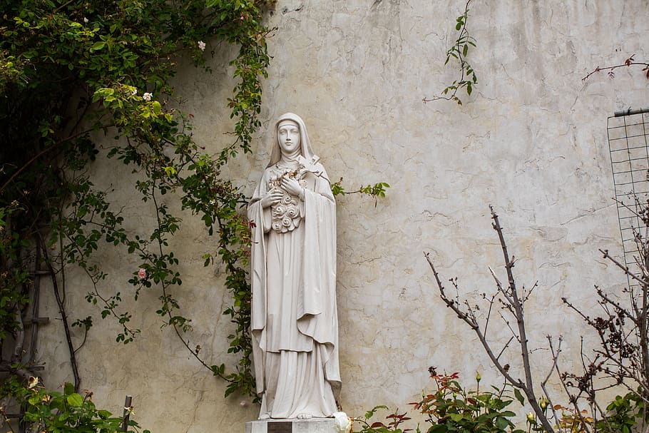 holy, ornamental trees, statue, art and craft, sculpture, religion HD wallpaper