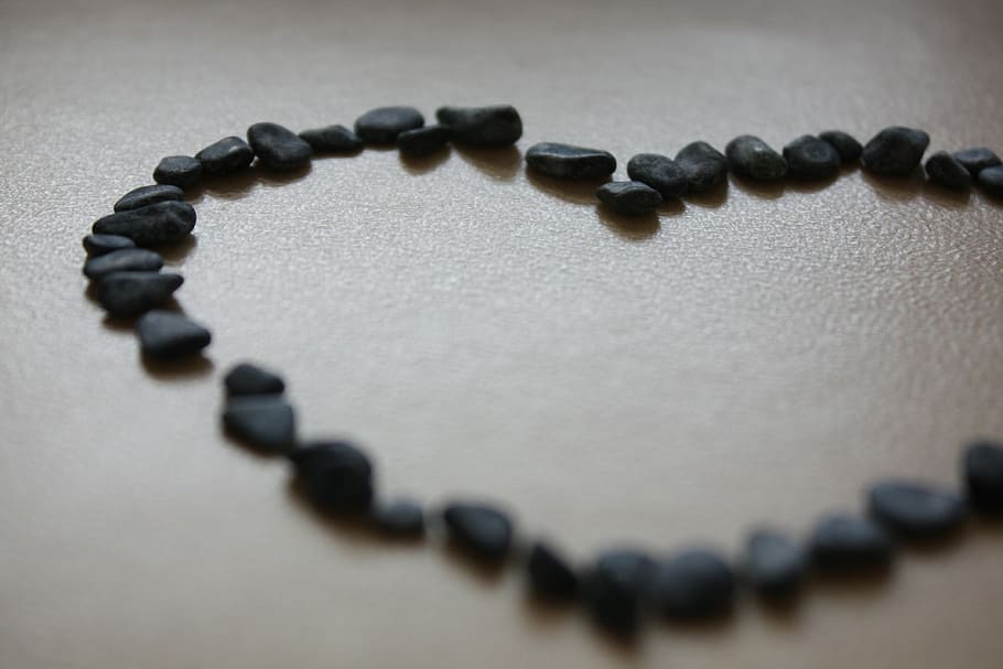 hart, love, indoors, studio shot, close-up, gray, no people HD wallpaper