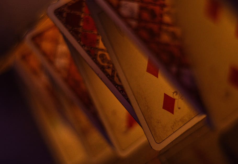 several playing card, Card, Game, Mood, Tarot, Predictions, the tarot