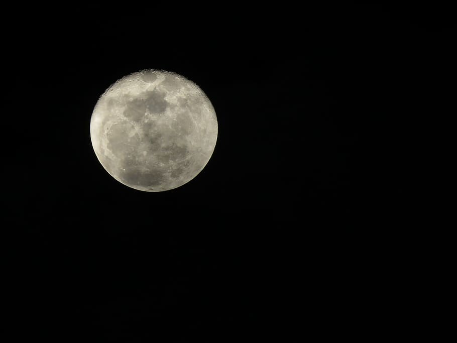 moon, night sky, sky moon, astronomy, moon Surface, full Moon HD wallpaper